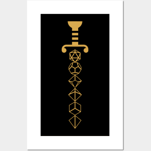 Bronze Dice Sword of the Cleric Posters and Art